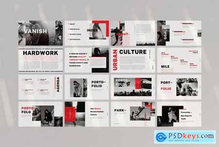 Vanish Powerpoint and Keynote Templates