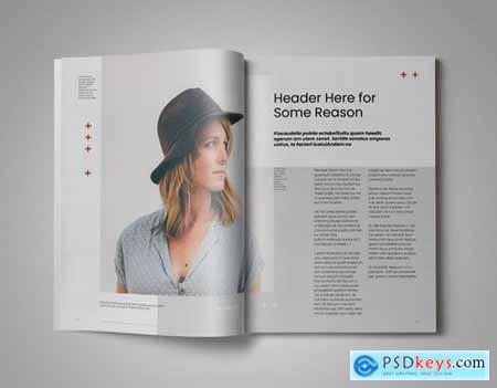 Girle Indesign Magazine Template