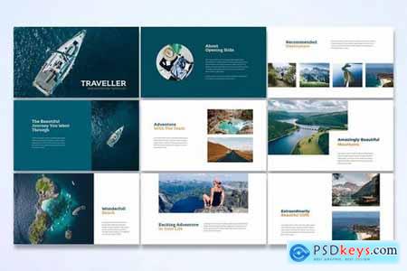 Traveller - Powerpoint Google Slides and Keynote Templates