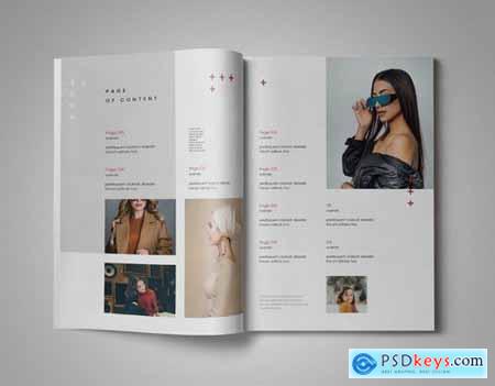 Girle Indesign Magazine Template