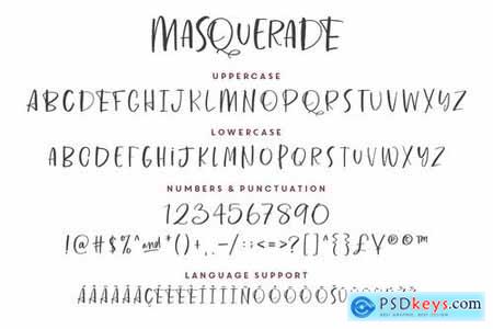 Masquerade Typeface