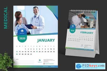 2020 Clean Medical Hospital Calendar Pro