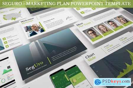 Seguro - Marketing Plan Powerpoint Template