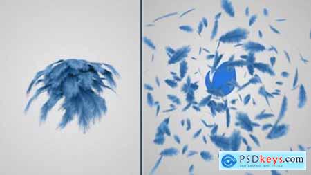 Videohive Feathers Logo Reveal 13902219