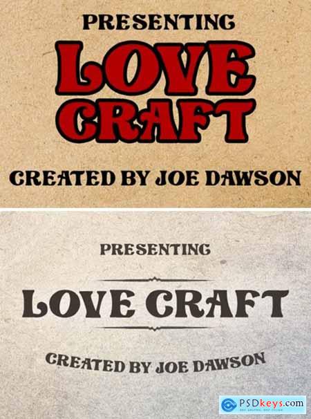 Love Craft Font
