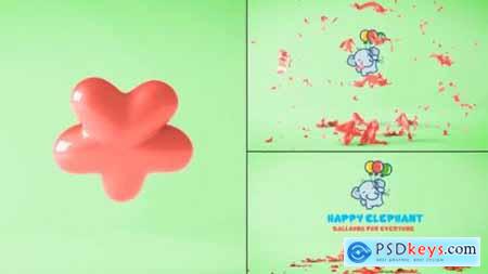 Videohive Balloon Logo Reveal 20054104