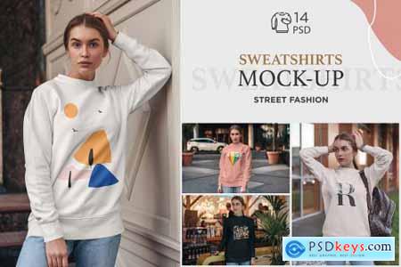 Sweatshirt Mock-Up Street Fashion 4347074