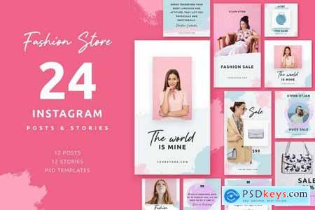 Fashion Store - Instagram Posts & Stories
