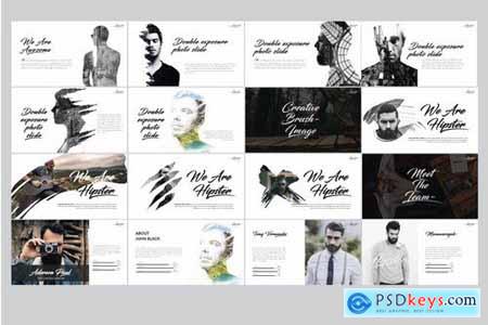 Hipster Powerpoint and Keynote Templates