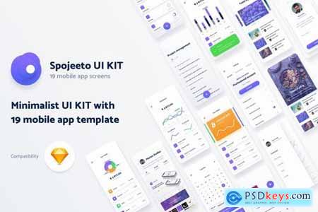 Vol. 2 - Spojeeto Mobile App UI Kit