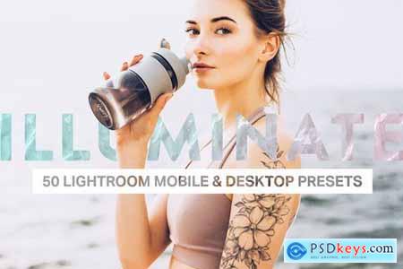 50 Illuminate Lightroom Presets LUTs 4376598