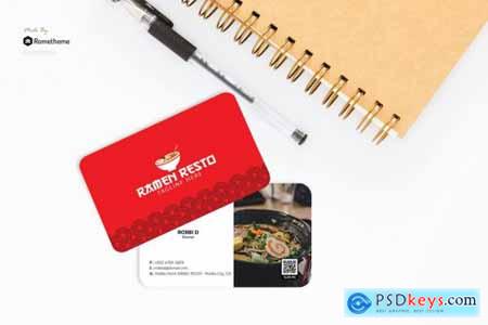 Ramen Resto - Business Card Template RB