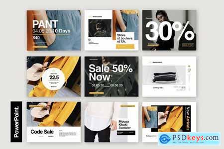Fashion Post Instagram Powerpoint and Google Slides Templates