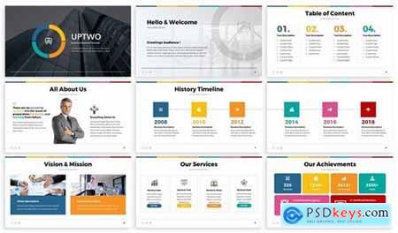 UpTwo - Business Plan Powerpoint Template