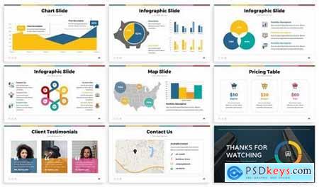 UpTwo - Business Plan Powerpoint Template