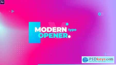 Videohive Modern Gradient Typography Opener 25260074
