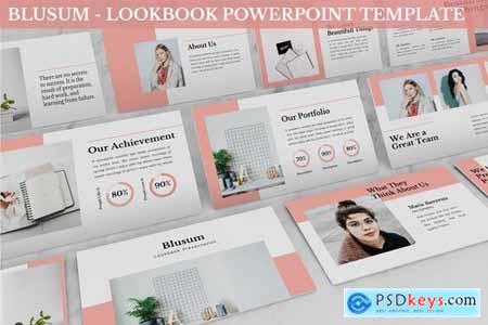 Blusum - Lookbook Powerpoint Template