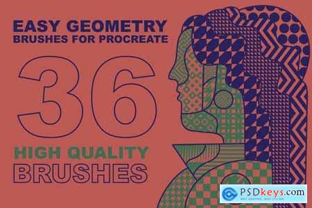 Procreate Easy Geometry brushes 4328171