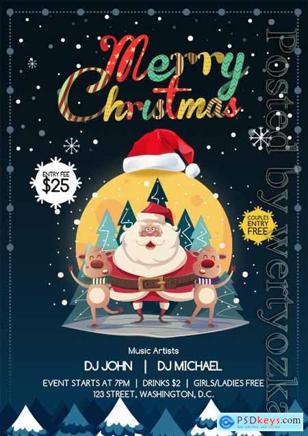Christmas Party 3 - Premium flyer psd template