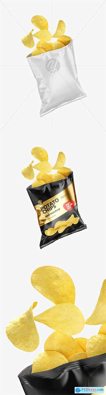 Glossy Bag w- Chips Mockup 51784