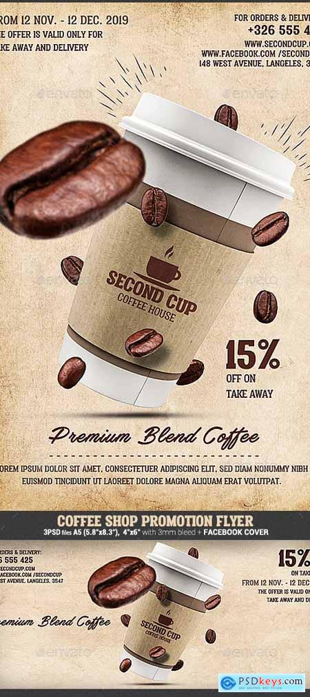 Coffee Shop Promotion Flyer 23448678