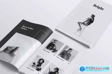BRIGHT Fashion Lookbook Portfolio Brochures