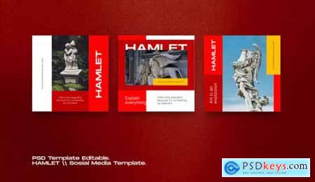 HAMLET PACK 2 - Instagram Template + Stories