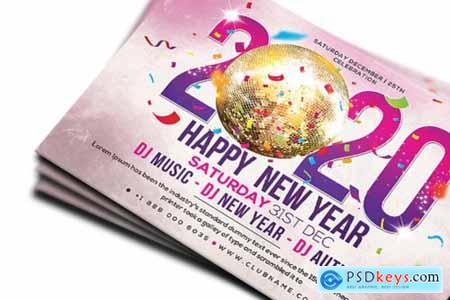New Years Flyer Template 4351834