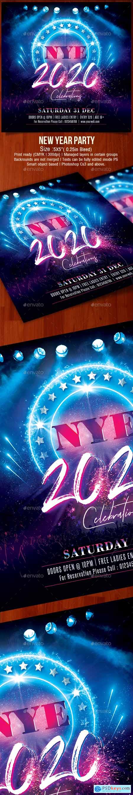 New Year Party Flyer 25120856
