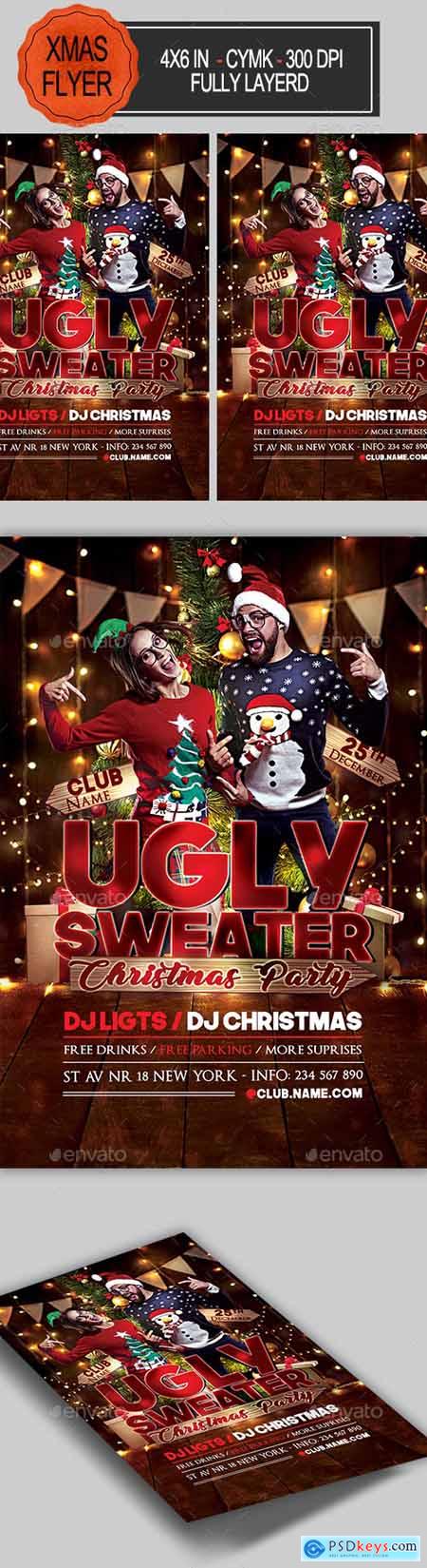 Ugly Sweater Christmas Flyer 25199981