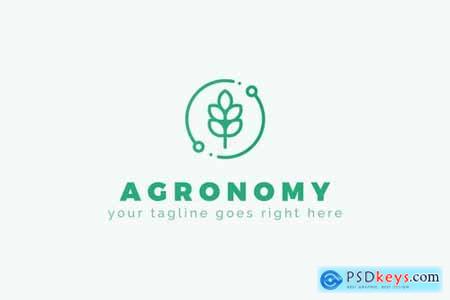 Agronomy - Indoor Gardening Logo Template