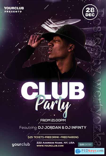 Club Party - Premium flyer psd template