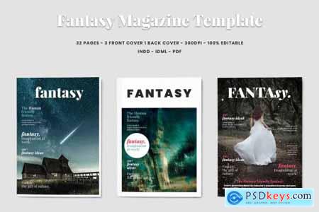 Fantasy Magazine Template 4390298
