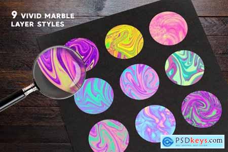 Vivid Marble Effect For Photoshop 3818827