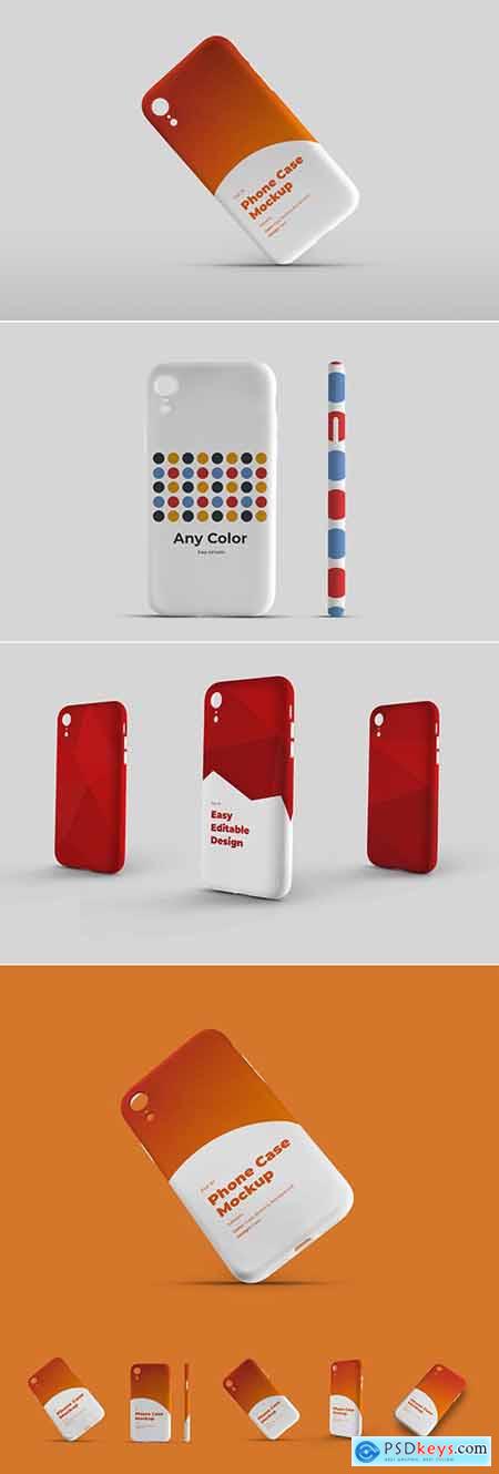 Smartphone Phone Case Mockup Set 307901812