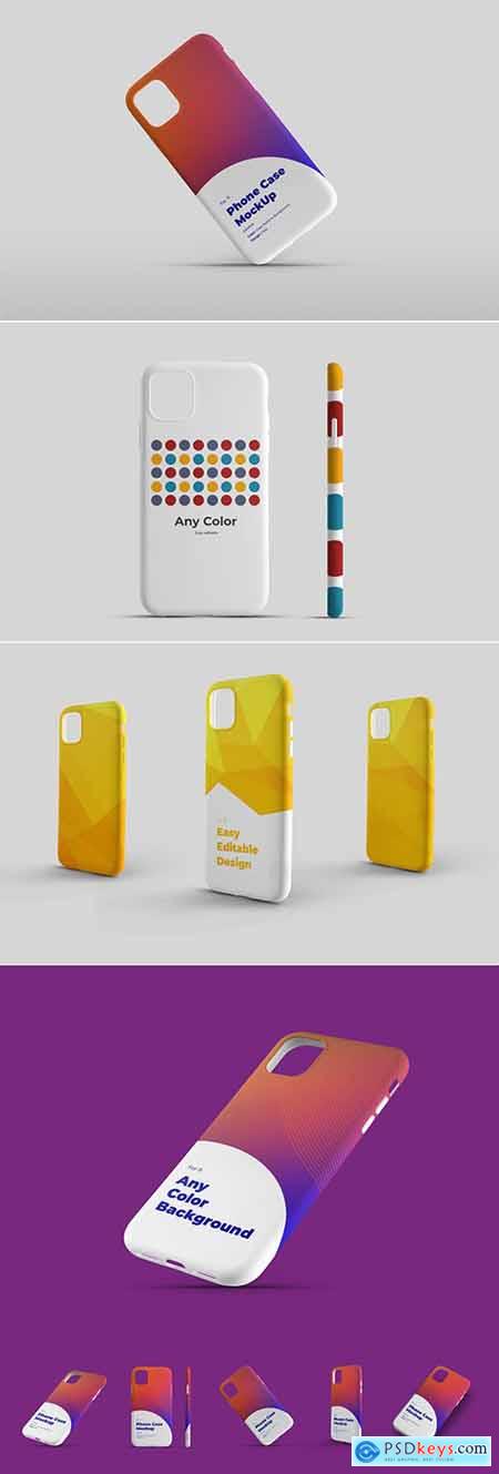 Smartphone Phone Case Mockup Set 307901233