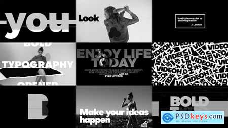Videohive Bold Typo Opener Titles for Premiere Pro 23529477