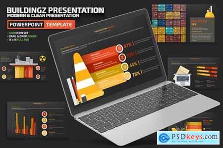 Buildingz Powerpoint, Keynote and Google Slides Templates