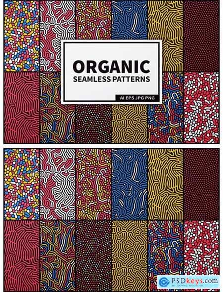 24 Organic Seamless Patterns Set 2297000