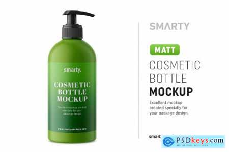 Matt cosmetic bottle mockup 4357800
