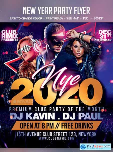 New Year Party Flyer 25253061