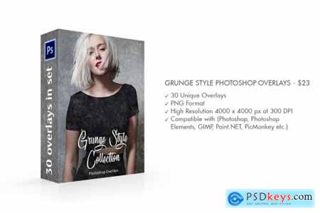 Grunge Style Photoshop Overlays 4366665