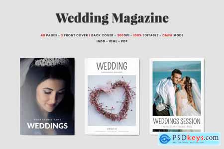 Wedding Magazine Template 4402869