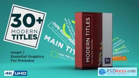 Videohive Modern Titles Pack 22257907
