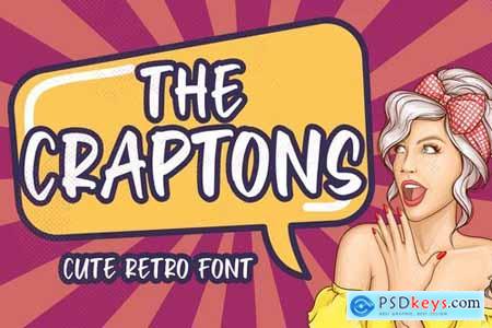 Craptons - Cute Retro Font