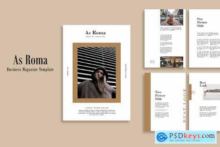 As Roma Business Magazine Template