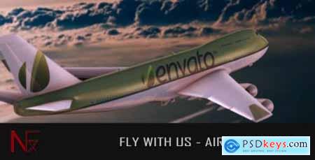 Videohive Fly With Us Airplane Logo 4319334
