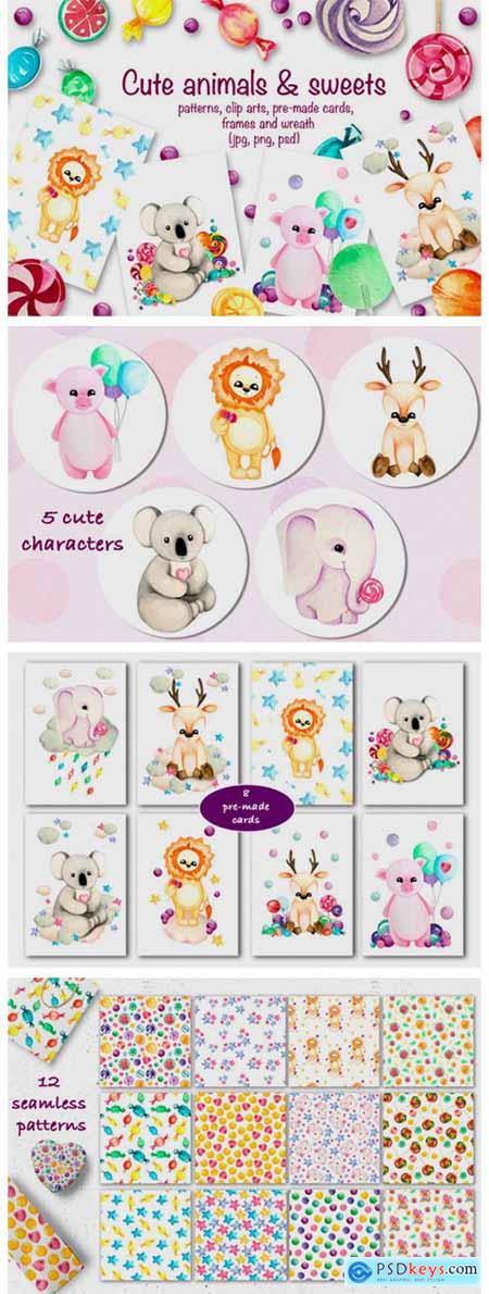 Cute Animals & Sweets Collection 2323290