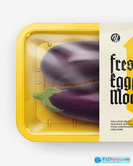 Download Plastic Tray With Eggplant Mockup 51675 » Free Download ...