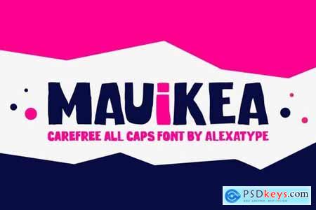 MAUIKEA - Carefree Bold and Fun Display Font